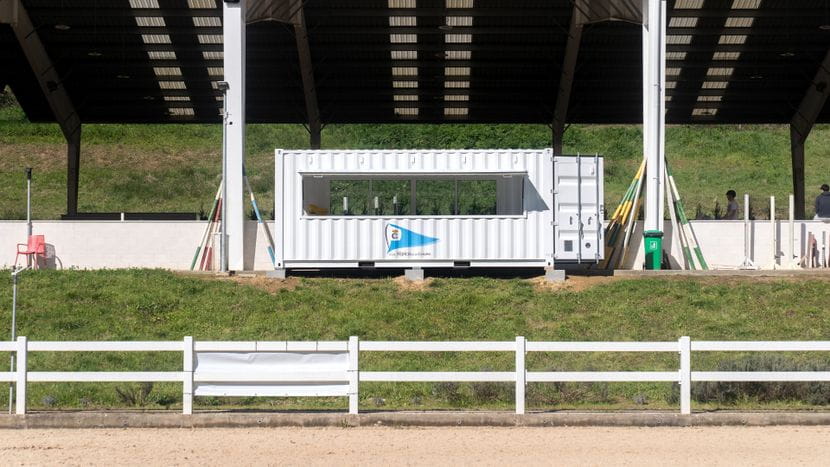 Espacio modular para eventos deportivos