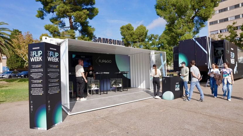 Estructura modular para campaña itinerante