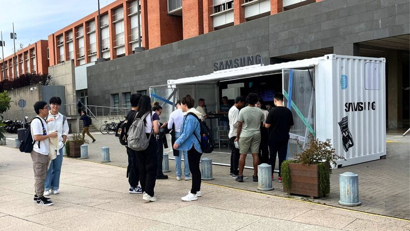 Estructura modular para campaña itinerante