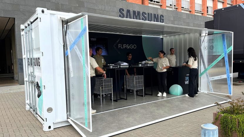 Estructura modular para campaña itinerante