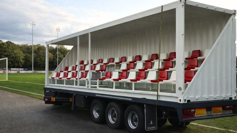 Estructura modular para gradas deportivas