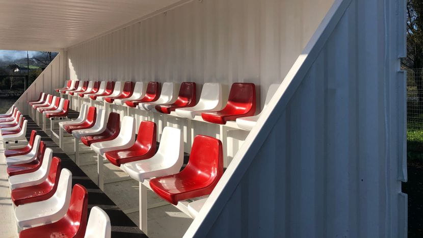 Estructura modular para gradas deportivas